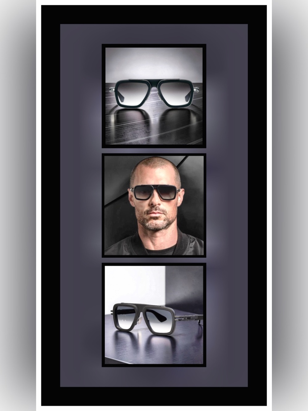 DITA LXN-EVO | Matte Black - Black Iron w/Dark Grey to Clear Gradient Lenses